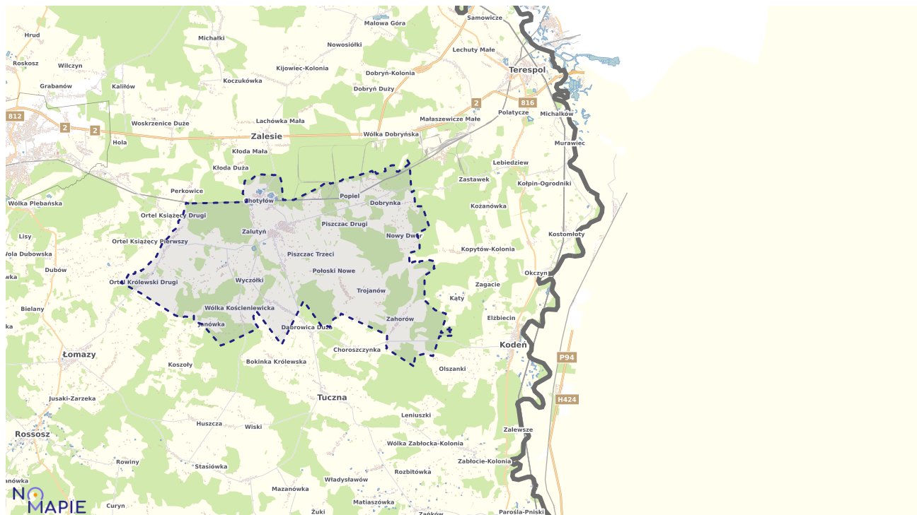 Mapa wyborów do sejmu Piszczac
